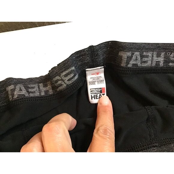 32 DEGREES-MENS BLACK ATHLETIC ANKLE LENGHT COMPRESSION PANTS SIZE MEDIUM - Picture 4 of 6